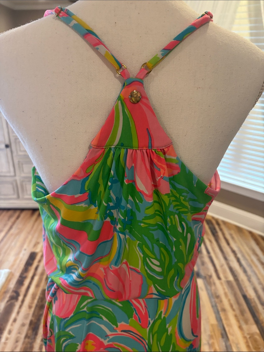 Lilly Pulitzer Rosa Maxi Dress in
“So A Peeling” print size medium - Picture 5 of 11